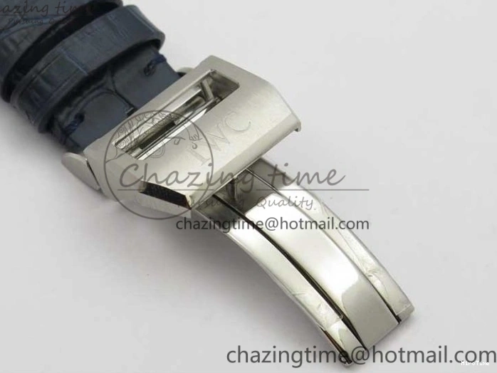 MIROTIME 0507 Supportive Big Pilot IW501008 “Boutique London” SS ZF Best Edition Blue Dial on Blue Leather Strap A 7106